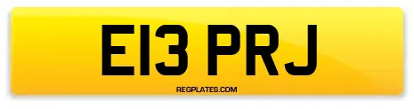 E13 PRJ