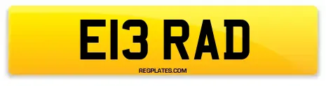 E13 RAD