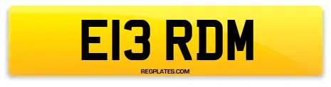E13 RDM