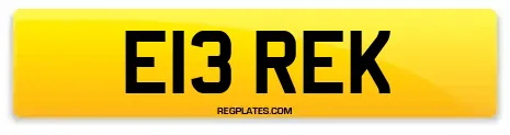 E13 REK