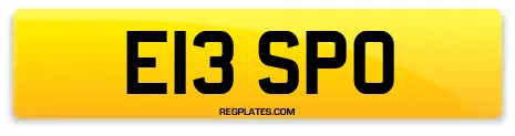 E13 SPO