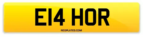 E14 HOR