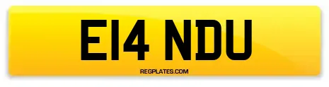 E14 NDU