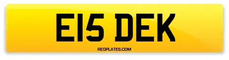 E15 DEK