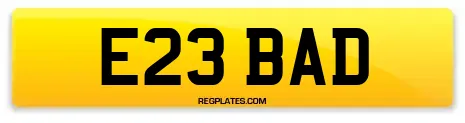 E23 BAD