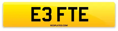 E3 FTE