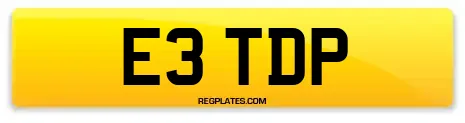 E3 TDP