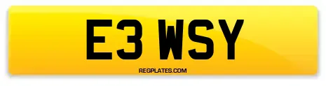 E3 WSY