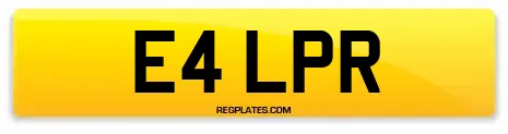 E4 LPR