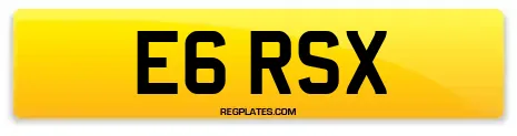 E6 RSX