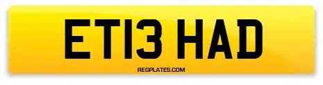 ET13 HAD