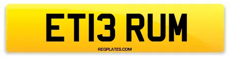 ET13 RUM