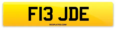 F13 JDE