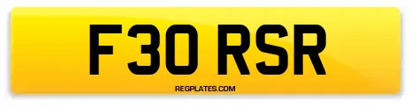 F30 RSR