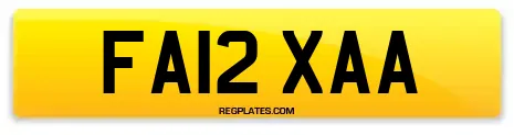 FA12 XAA
