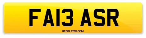 FA13 ASR