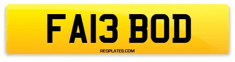 FA13 BOD