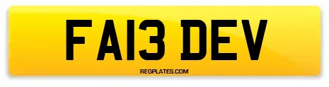 FA13 DEV