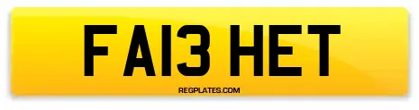 FA13 HET