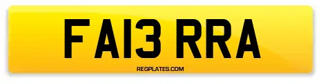 FA13 RRA
