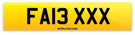 FA13 XXX