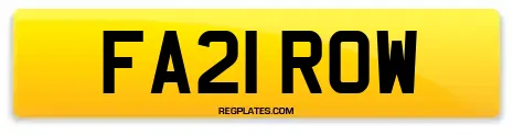 FA21 ROW