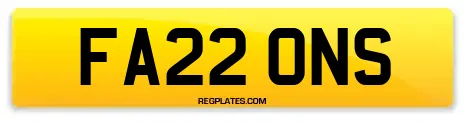 FA22 ONS