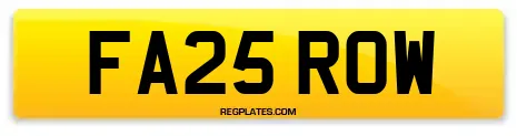 FA25 ROW