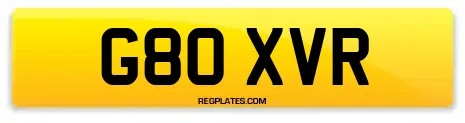G80 XVR