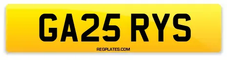 GA25 RYS