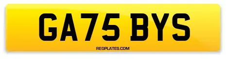 GA75 BYS