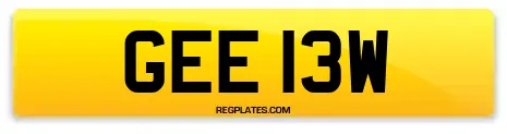 GEE 13W