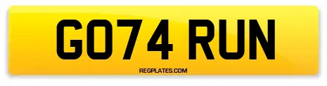 GO74 RUN