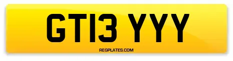GT13 YYY