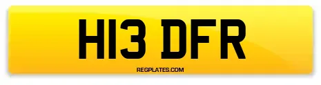 H13 DFR