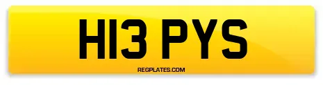 H13 PYS