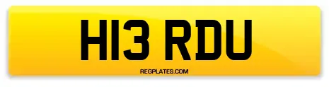 H13 RDU