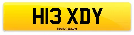 H13 XDY