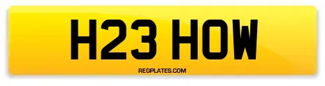 H23 HOW