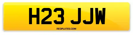 H23 JJW
