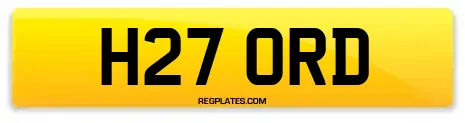 H27 ORD