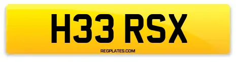 H33 RSX