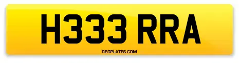 H333 RRA
