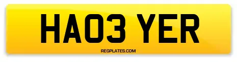 HA03 YER