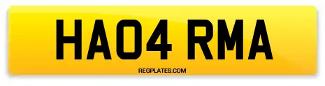 HA04 RMA