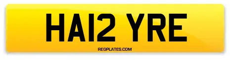 HA12 YRE