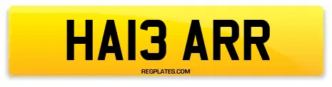 HA13 ARR