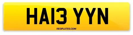 HA13 YYN