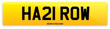 HA21 ROW