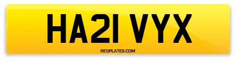 HA21 VYX